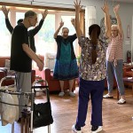 Residents attending organized activity time